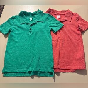 Carters Simple Joys Pair of 5T Polo Shirts